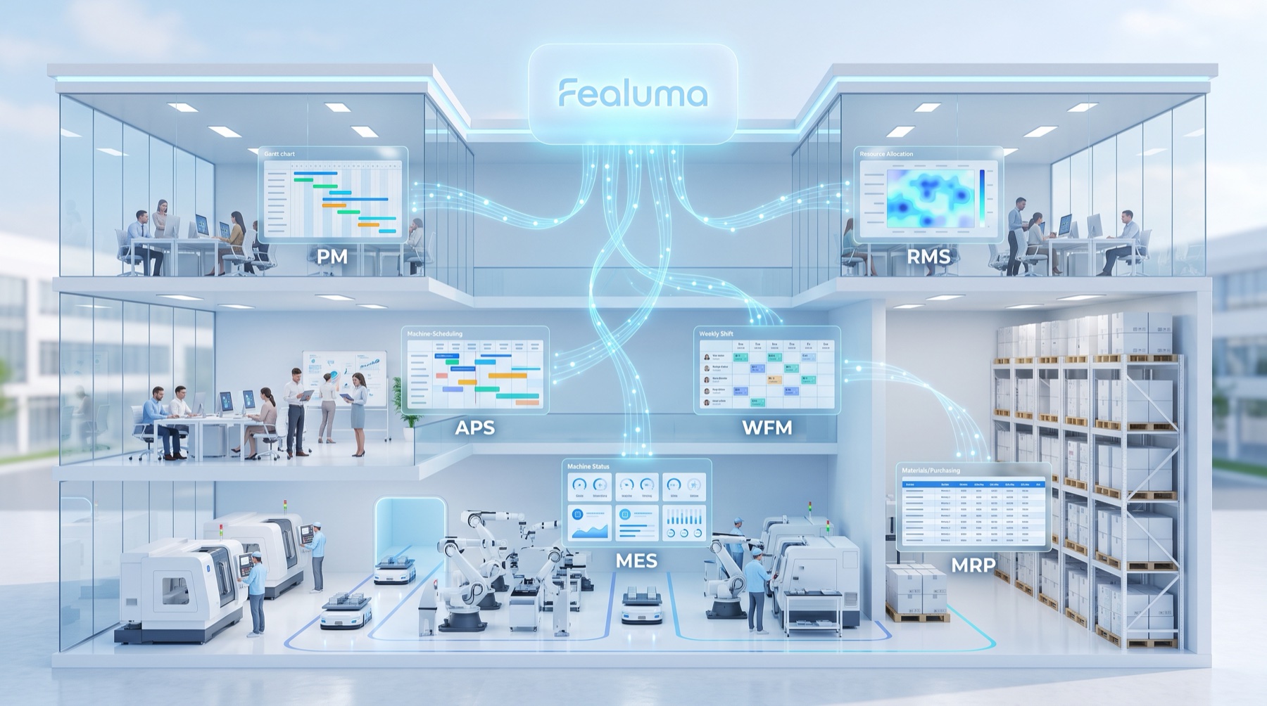Fealuma - PM, MES, APS, WFM, RMS, MRP